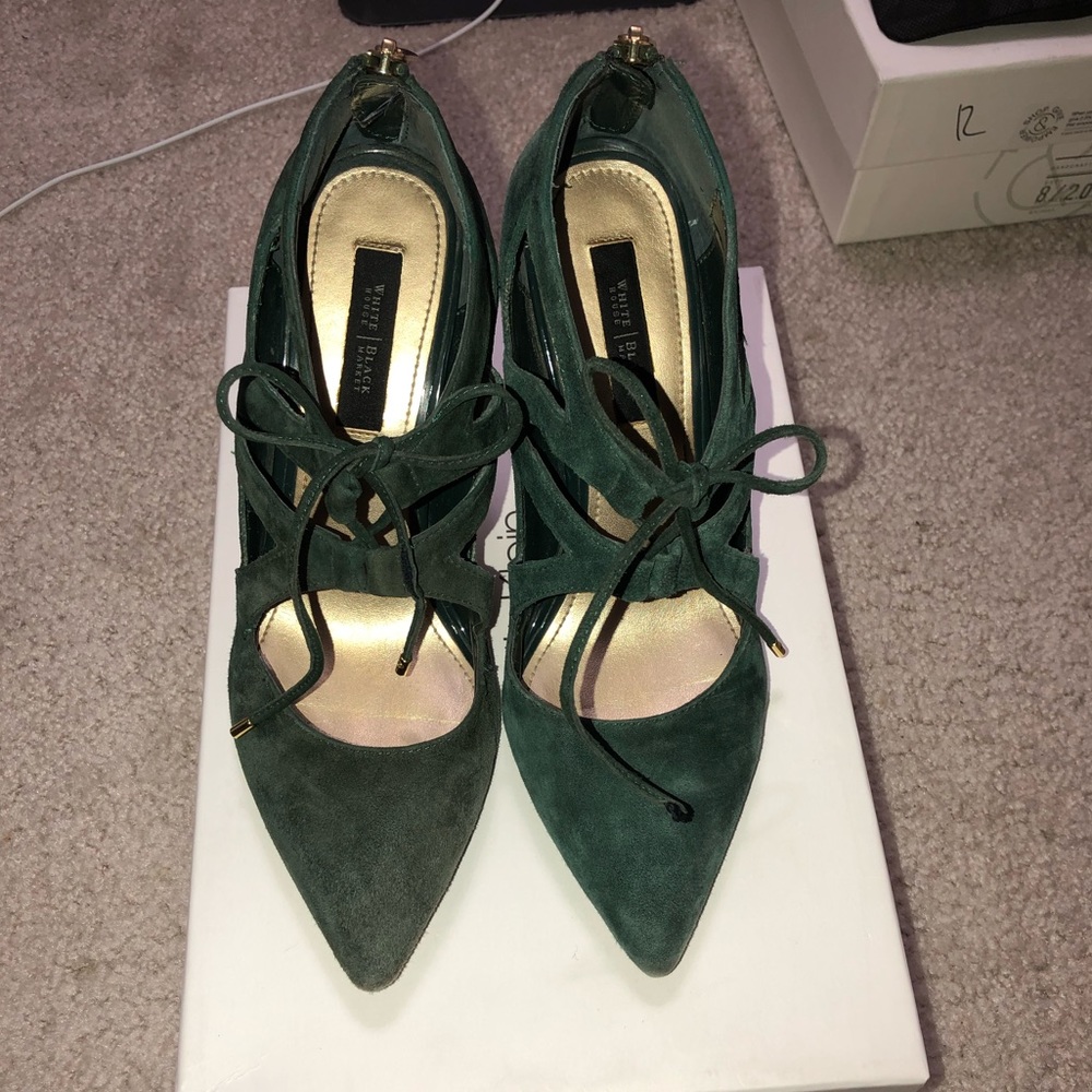 Suede Heels